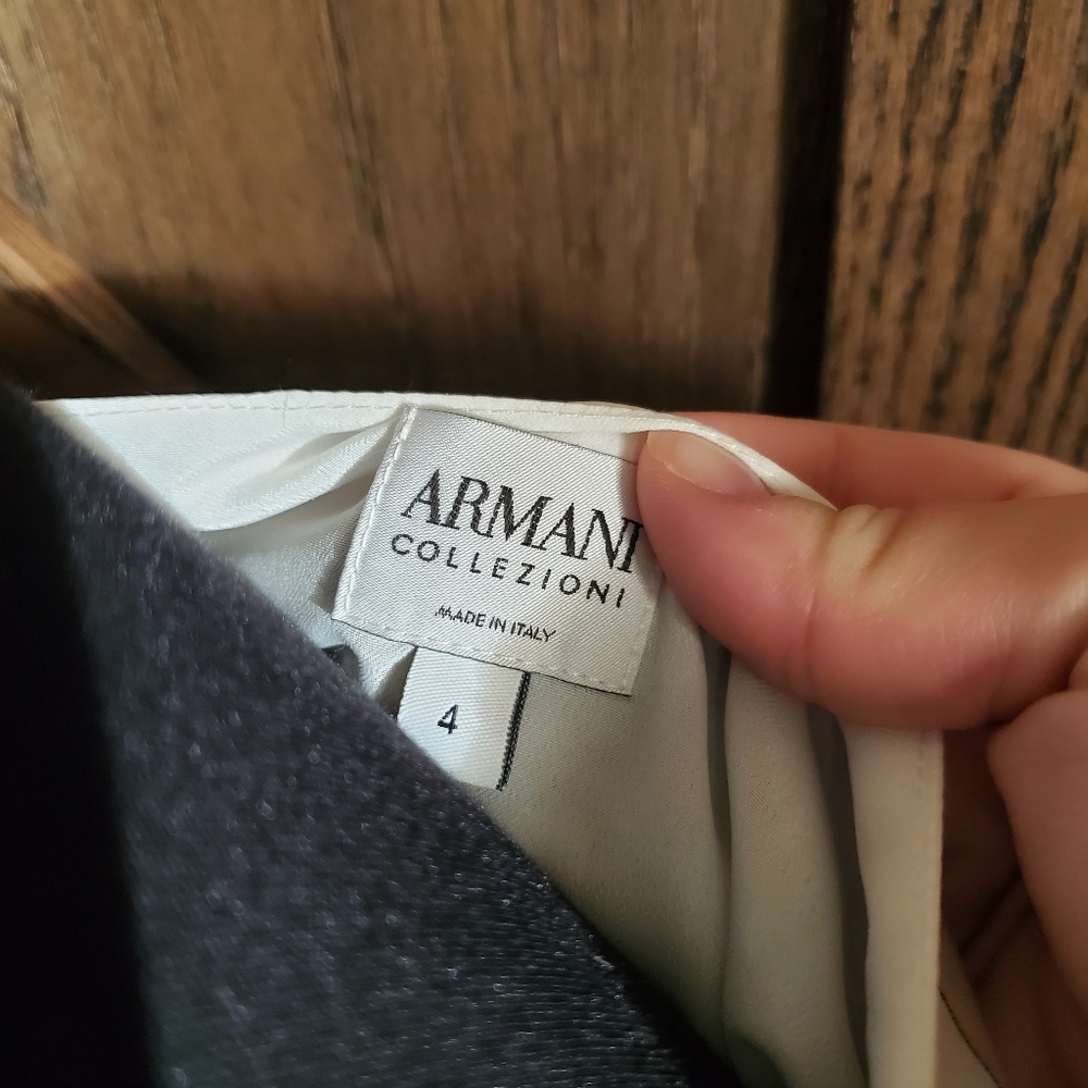 LAST CHANCE Armani Collezioni Striped Dress - Picture 3 of 5